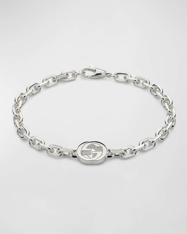 Interlocking G Bracelet in 925 Sterling Silver